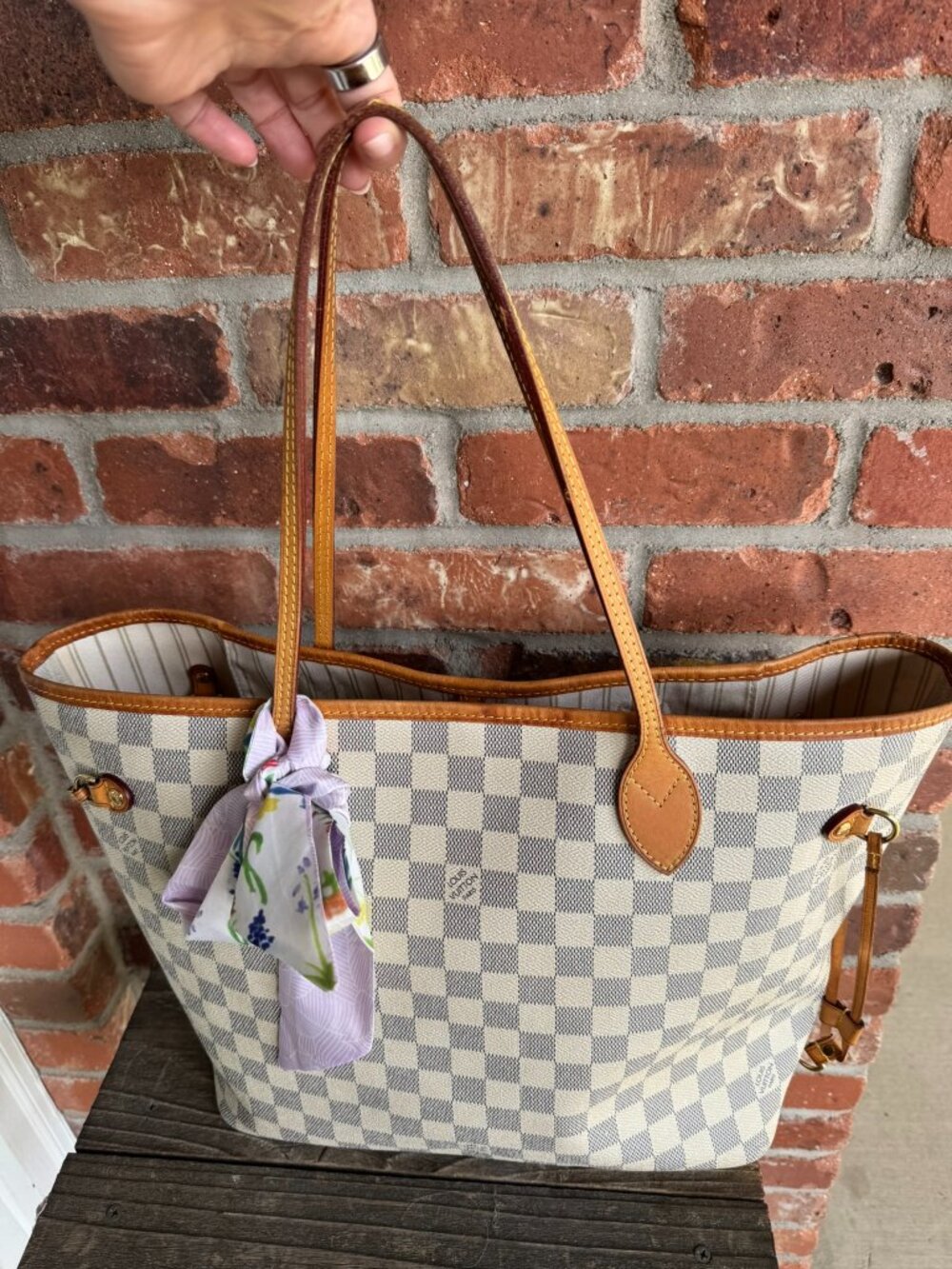 Authentic Louis Vuitton Azure MM Neverfull